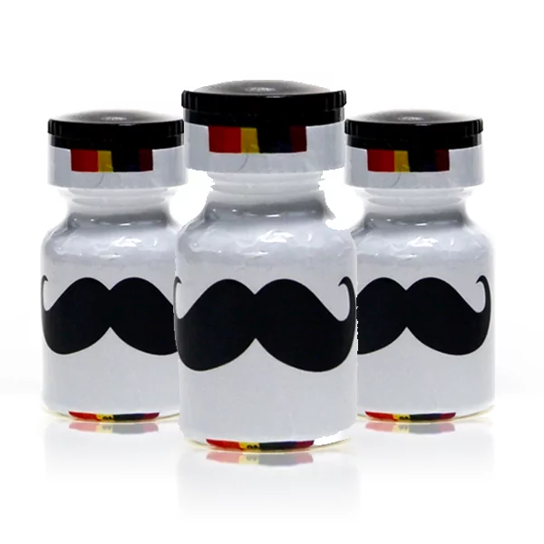 Pack 3 Poppers Moustache dont 1 Gratuit - Moustache (29,90 €) | Poppers Express