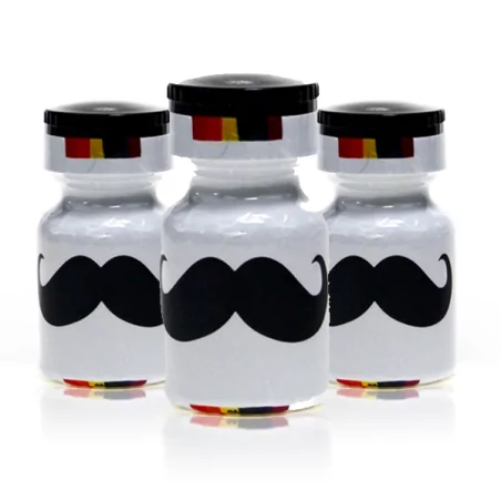 Pack 3 Poppers Moustache dont 1 Gratuit - Moustache (29,90 €) | Poppers Express