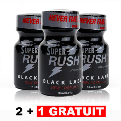 Super Rush Black Label 9ml - 3 Pack including 1 free bottle