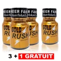 Pack 3+1 Poppers Gold Rush 9 ml (1 in omaggio)