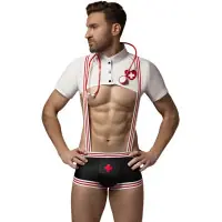 Déguisement docteur sexy pour homme — 3 pièces