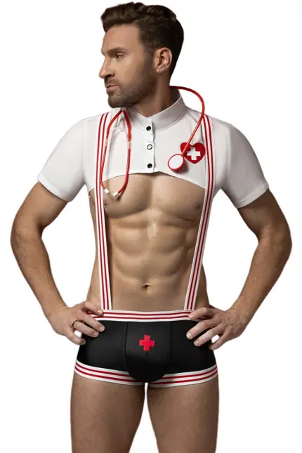 Costume da dottore sexy da uomo — 3 pezzi