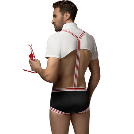 Fantasia de médico sexy para homem — 3 peças - J Lingerie