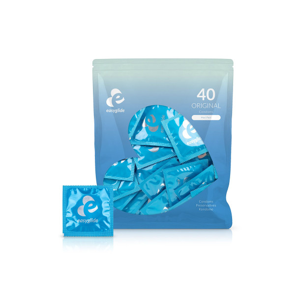 Preservativos standard lisos — Originais, caixa de 40 - Easyglide
