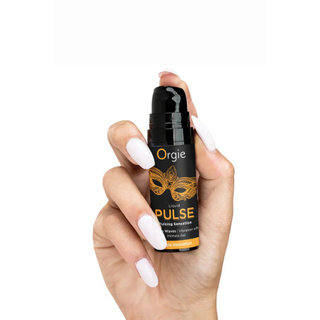 Gel stimulant embrassable Liquid Pulse - Orgie