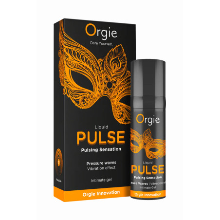 Gel estimulante pulsante caramelo gelado 15 ml — Liquid Pulse - Orgie