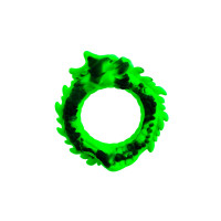Strukturierter Cockring aus Silikon — Dragon Loop