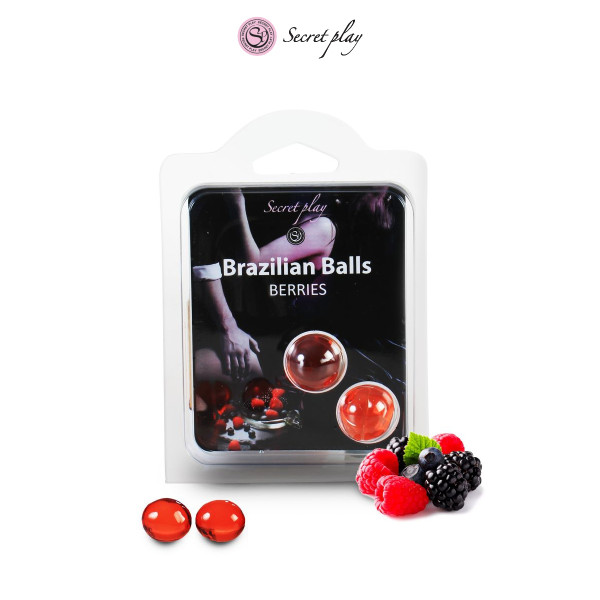 Bolas Brasileiras Frutos Vermelhos x2 - Óleo Derretido - 