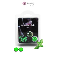 Braziliaanse Balletjes Munt x2 - Smeltende Massageolie