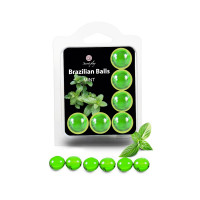 Boules Brésiliennes Menthe x6 - Huile de Massage Fondante