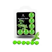 Brazilian Balls Mint x6 - Melting Massage Oil