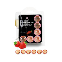 Boules Brésiliennes Fraise & Champagne x6 - Huile Fondante