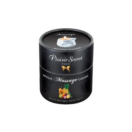 Bougie de massage gourmande fruits exotiques - Plaisir Secret