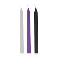 3 BDSM-Kerzen Niedrige Temperatur - Wax Play, 17,5 cm
