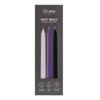 3 Velas BDSM de Baixa Temperatura - Wax Play, 17,5 cm - Easytoys Fetish Collection