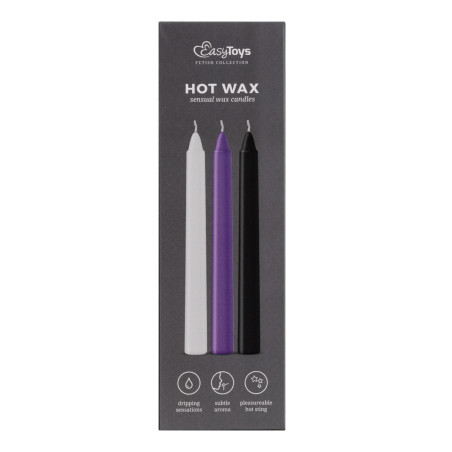 3 Bougies sensuelles Easytoys Fetish Collection