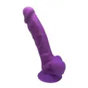 Gode réaliste 17,5cm Ø 4 cm — Model 1 Violet