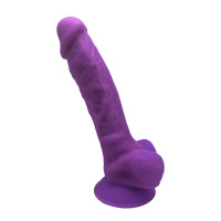 Dildo realista Ø 4 cm — Model 1 Roxo - SilexD
