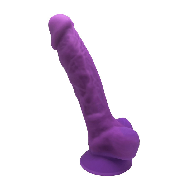 Dildo realista Ø 4 cm — Model 1 Roxo - SilexD