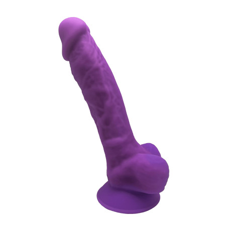 Dildo realista Ø 4 cm — Model 1 Roxo - SilexD