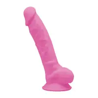 Realistic Dildo Ø 3.5 cm — Model 1 Glow Pink