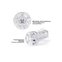 Gaine de masturbation transparente Deep Blow - Multi Sensation