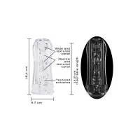 Funda de masturbación transparente Deep Blow - Multi Sensation