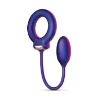 Cockring Vibrador y Huevo Anal Unido - 10 Modos — Eclipse