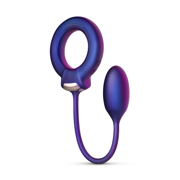 Cockring Vibratório e Ovo Anal Ligado - 10 Modos — Eclipse - Hueman