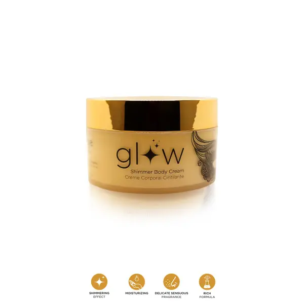 Feuchtigkeitsspendende Glitzer-Körpercreme 250 ml - Glow