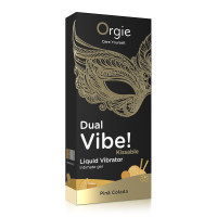 Gel d'excitation Dual Vibe Pina Colada Liquid Vibrator