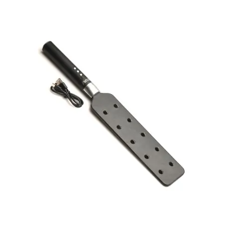 Oplaadbare elektrostimulatie-paddle met 10 spikes 40,6 cm - Spiked