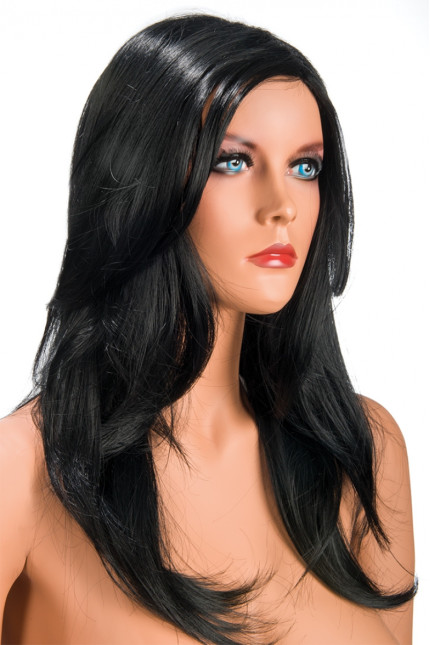 Long Wavy Wig with Volume, Dark Brown — Olivia Long Wavy Wig with Volume, Dark Brown — Olivia