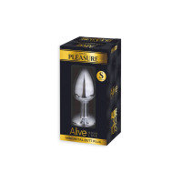 Plug métal bijou bleu S - Alive