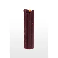 BDSM-Kerzen Niedertemperatur schwarz und bordeaux x2 - Drip Candles