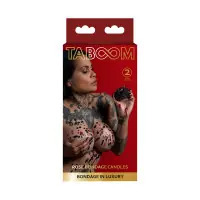 Candele BDSM a forma di rosa a bassa temperatura x2 - Rose Bondage