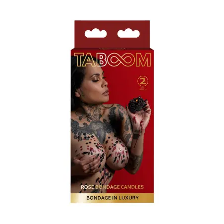 Bougies BDSM en forme de rose basse température x2 - Rose Bondage