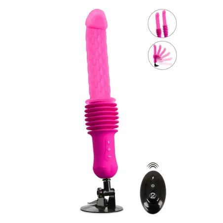 Dildo Vaivém Aquecido com Telecomando - RC Warming Fucking Machine