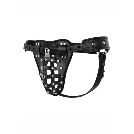 Men's Braided Chastity Briefs with Padlock - Locked Lust