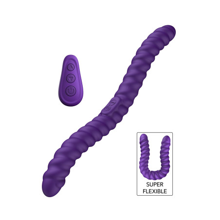 Vibrador duplo flexível 35 cm — Dual-Sided - She.E.O