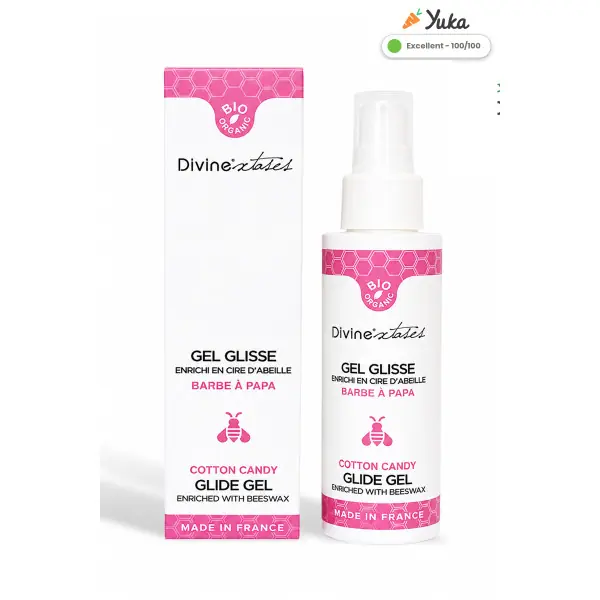 Lubrifiant Bio Barbe à papa 100ml - Divinexstases
