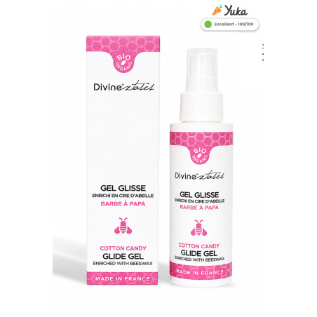 Lubrifiant Bio Barbe à papa 100ml - Divinexstases