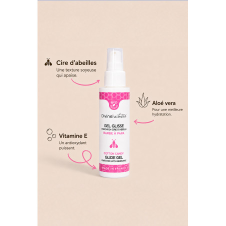 Gel deslizante bio Algodão-Doce - 100 ml - Divinextases