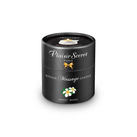 Bougie de massage gourmande Monoi - Plaisir secret