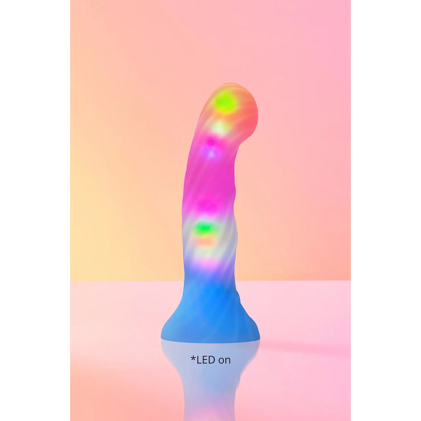 Dildo LED com ventosa 14,3 cm — Candy Loop - Dildo LED com ventosa 14,3 cm — Candy Loop -