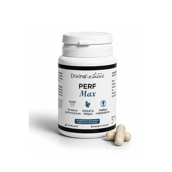 Suplemento Vitalidade Homem - 11 Vitaminas, 60 Cápsulas — Perf Max - Divinextases