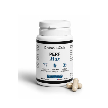 Suplemento Vitalidade Homem - 11 Vitaminas, 60 Cápsulas — Perf Max - Divinextases