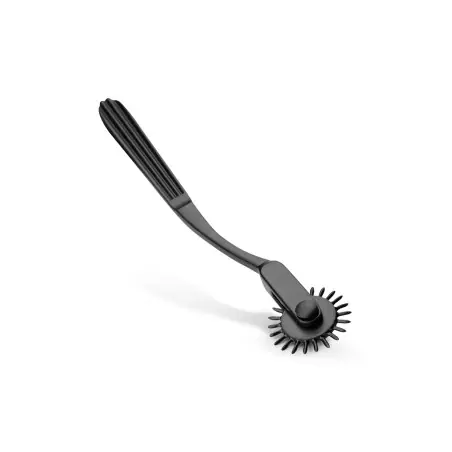Roda de Wartenberg preta em alumínio 17 cm - Bedroom Fantasies