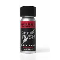 Super Rush Black Label 24ml - Poppers Amyl Premium Alu