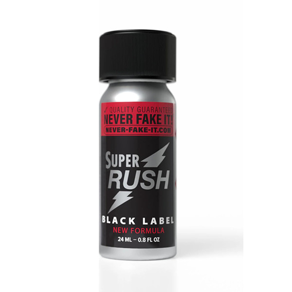Super Rush Black Label 24ml - Poppers de Amilo Premium Alu - Poppers Rush